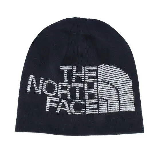 Bild 1 för The North Face - Svart traditionalbeanie Beanie - Reversible Highline Black/Black/White Beanie @ Hatstore