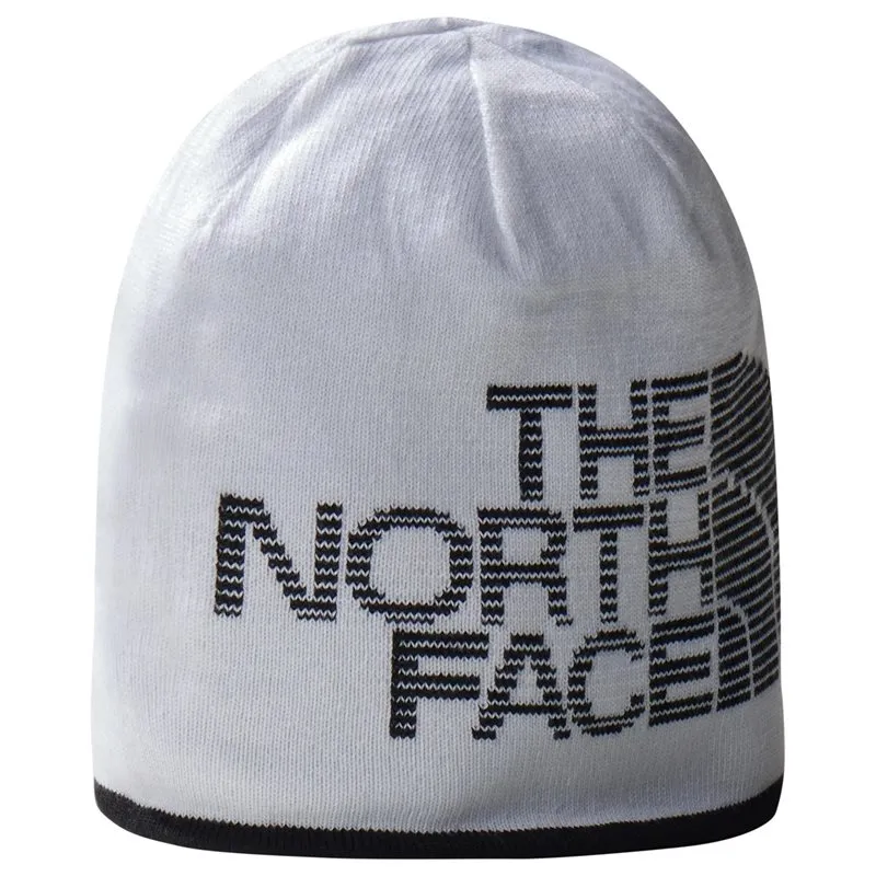 Bild 2 för The North Face - Svart traditionalbeanie Beanie - Reversible Highline Black/Black/White Beanie @ Hatstore