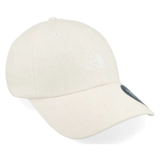 Bild 2 för The North Face - Vit unconstructed Keps - Norm Hat White Dune/Raw Undyed Dad Cap @ Hatstore