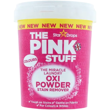 Bild 2 för The Pink Stuff The Miracle Laundry Oxi Powder Stain Remover Colours 10