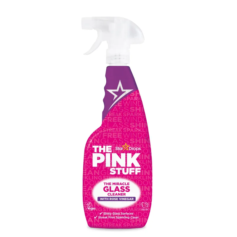 Bild 2 för The Pink Stuff The Miracle Window&Glass Cleaner with Rose Vinegar 750 ml