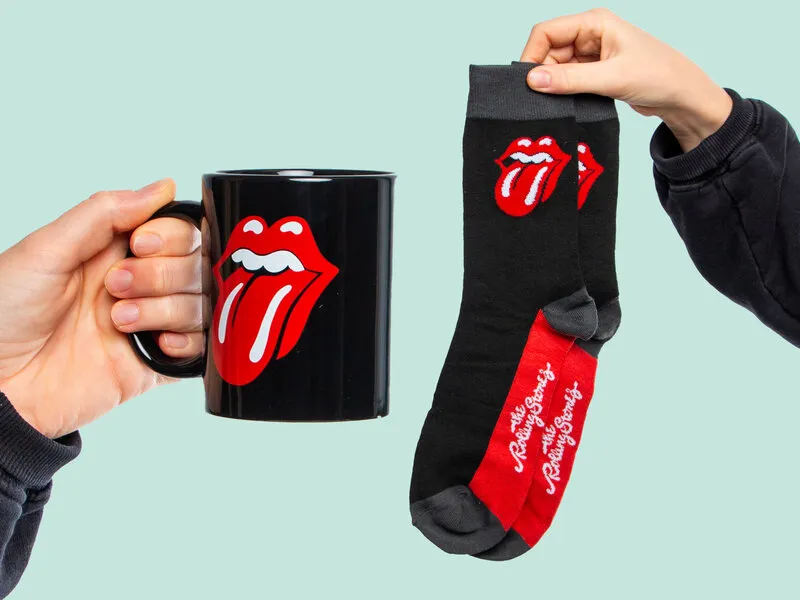 Alternativ bild 0 för The Rolling Stones Mugg & Strumpor Presentset