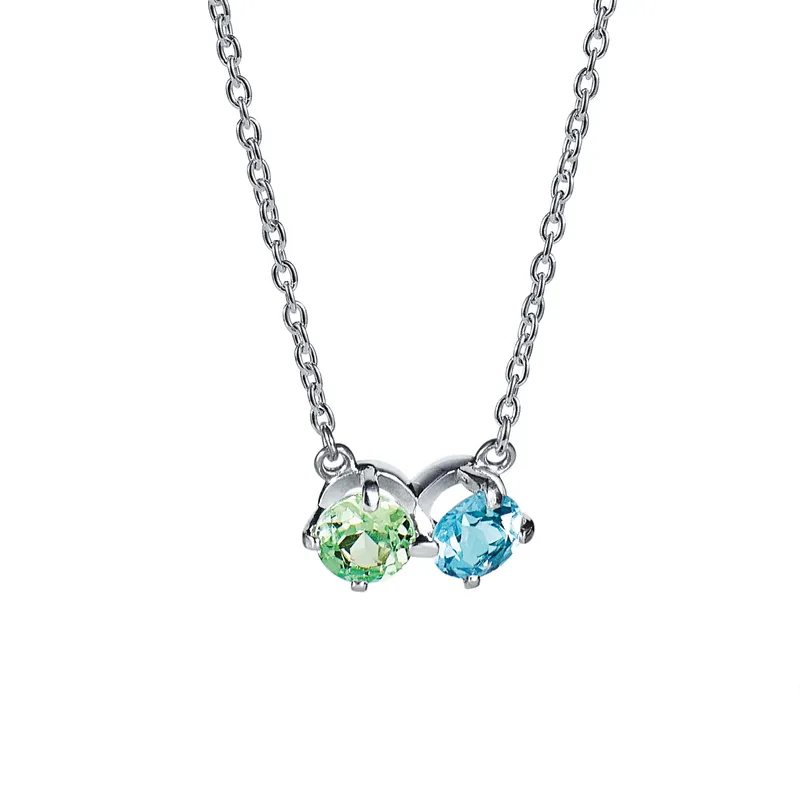 Alternativ bild 0 för The Sea & I Halsband Silver Gr. Sapphire/Topaz 40-45 cm
