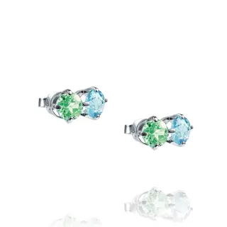 Produktfoto för The Sea & I Örhänge Silver Green Sapphire/Topaz