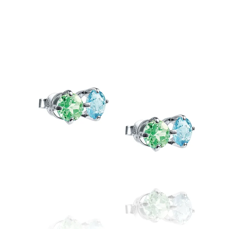 Alternativ bild 0 för The Sea & I Örhänge Silver Green Sapphire/Topaz