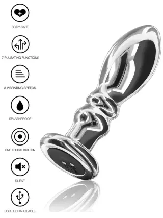 Produktfoto för The Slider Vibrating Buttplug, Medium
