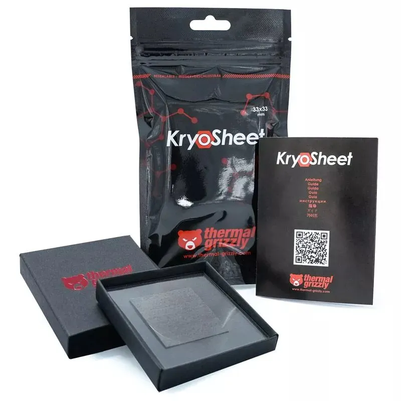 Alternativ bild 0 för Thermal Grizzly KryoSheet Thermal Pad - 33 x 33mm