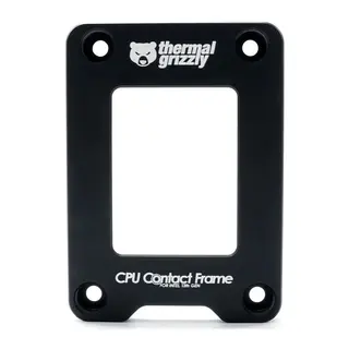 Produktfoto för Thermal Grizzly TG-CF-I13G, Uppgraderingssats för ram, Gjuten aluminium, Svart, LGA 1700, Tyskland