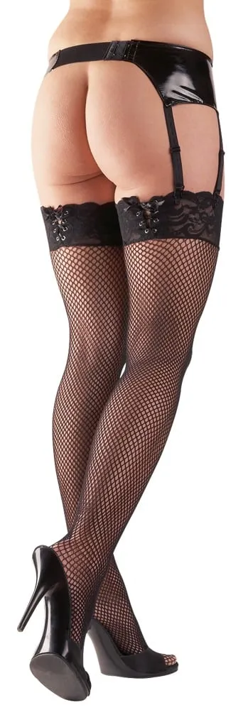 Alternativ bild 0 för Thigh highs with lace-up details