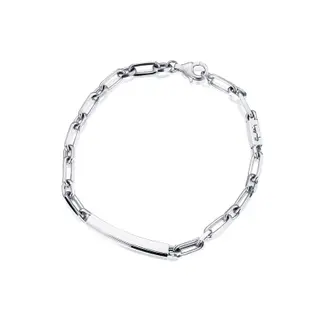 Produktfoto för Thin Silver Brace Armband Silver 20 cm
