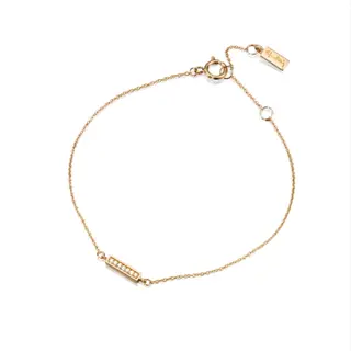 Produktfoto för Thin Stars Armband Guld 16-19 cm