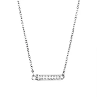 Produktfoto för Thin Stars Halsband Vitguld 42-45 cm