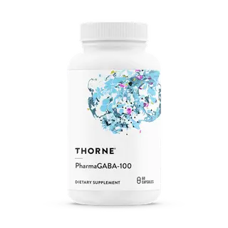 Produktfoto för Thorne PharmaGABA-100 60 kapslar