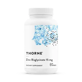 Produktfoto för Thorne Zinc Bisglycinate 15 mg 60 kapslar