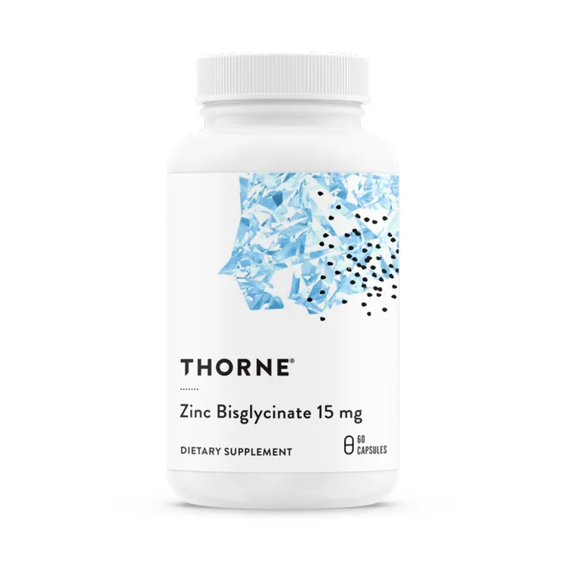 Bild 2 för Thorne Zinc Bisglycinate 15 mg 60 kapslar