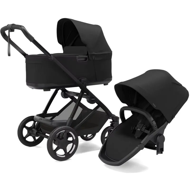 Bild 1 för Thule Charm 2-in-1 duovagn, black