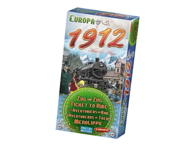 Alternativ bild 0 för Ticket to Ride: Europa 1912 Expansion (Nordic+Eng)