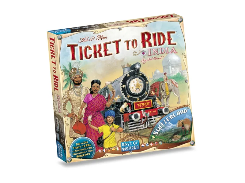 Alternativ bild 0 för Ticket to Ride Map Collection #2 India & Switzerland