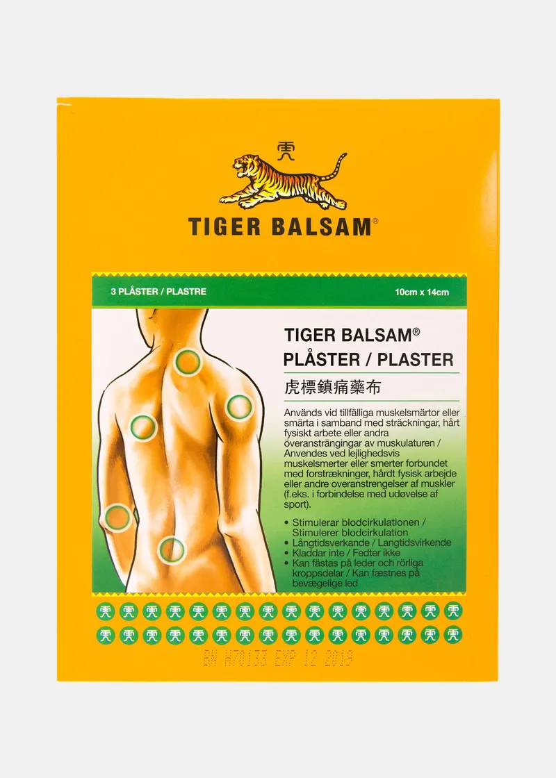 Bild 1 för Tiger Balsam Plåster 3 st