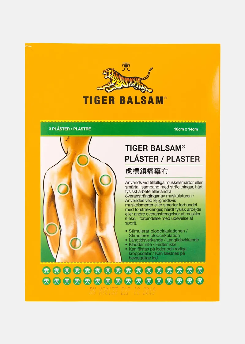 Bild 2 för Tiger Balsam Plåster 3 st