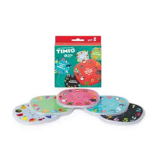Produktfoto för TIMIO Disc Set 2 - Numbers Nursery Rhymes Sea Animals Shapes and Fruits