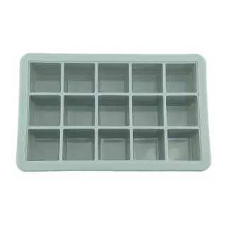Produktfoto för Tiny Tot Portionsform m lock 15 fack (Smokey Green)