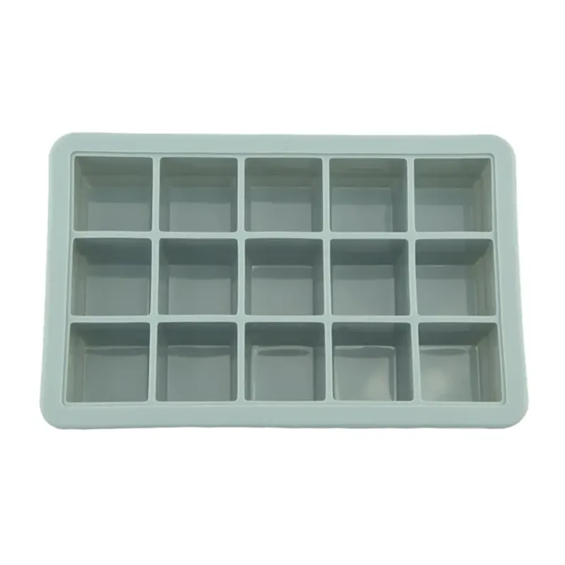 Alternativ bild 0 för Tiny Tot Portionsform m lock 15 fack (Smokey Green)