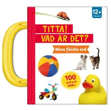 Produktfoto för Titta! Vad är det? Mina första ord Pekbok med handtag