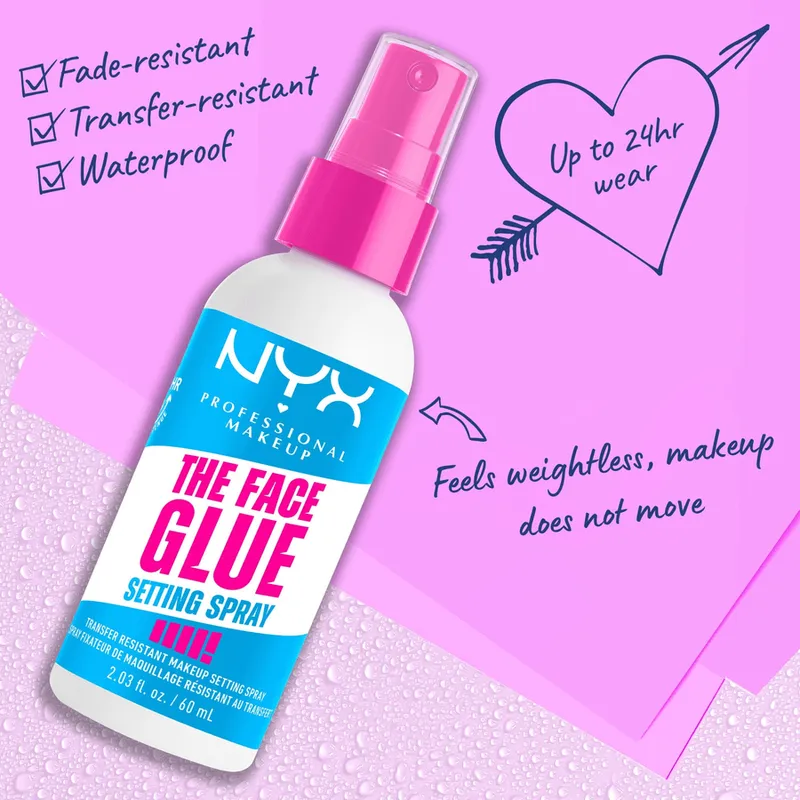 Bild 2 för TNYX Professional Makeup The Face Glue Setting Spray 60 ml