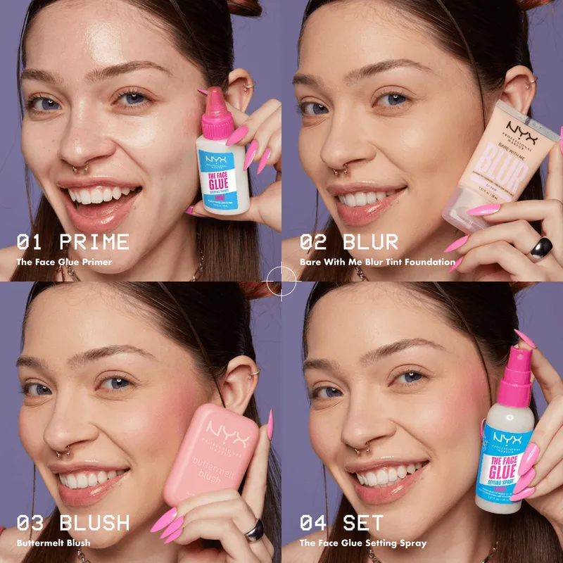 Bild 8 för TNYX Professional Makeup The Face Glue Setting Spray 60 ml