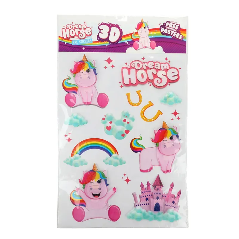 Bild 1 för Toi-Toys Wall deco stickers unicorn