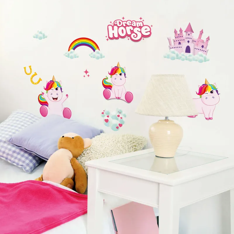 Bild 2 för Toi-Toys Wall deco stickers unicorn