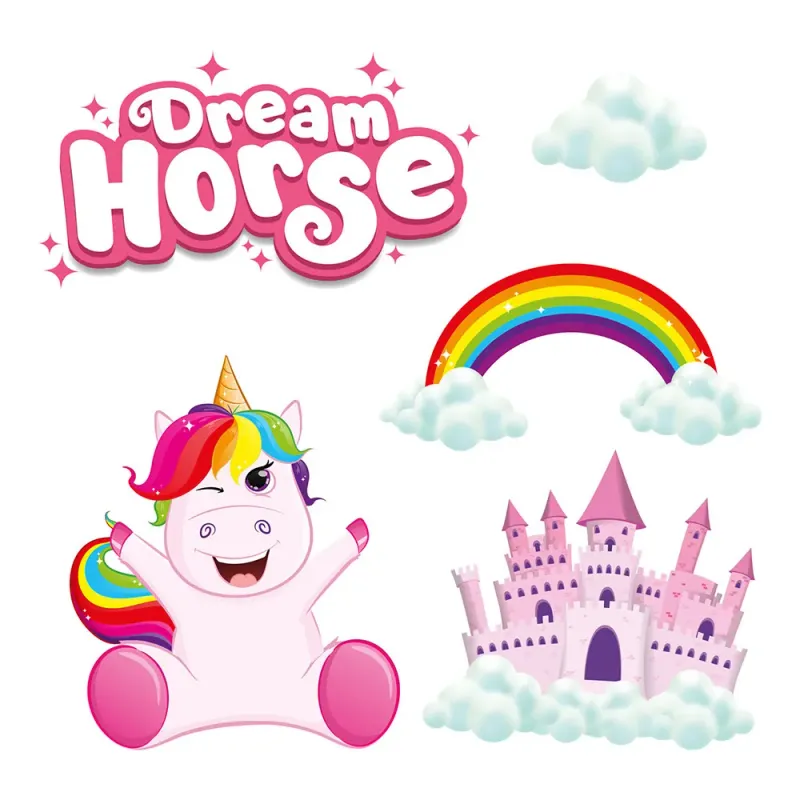Bild 3 för Toi-Toys Wall deco stickers unicorn