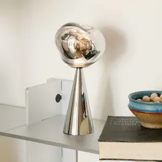 Produktfoto för Tom Dixon - Melt Portable Bordslampa Silver Tom Dixon