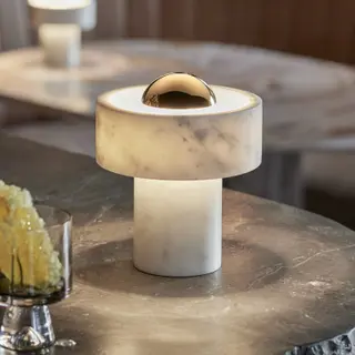Produktfoto för Tom Dixon - Stone Portable Bordslampa Gold Tom Dixon