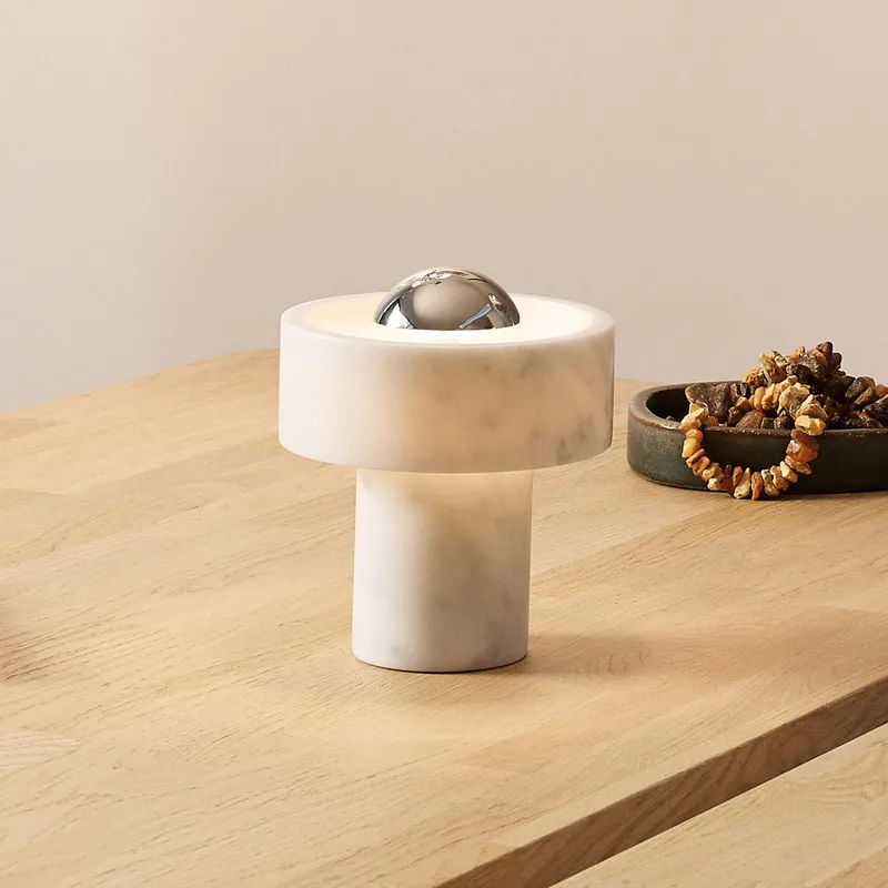 Bild 2 för Tom Dixon - Stone Portable Bordslampa Silver Tom Dixon