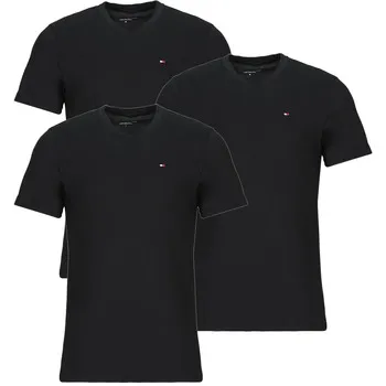 Bild 1 för Tommy Hilfiger 3P Signature Embroidery T-Shirt Svart bomull XX-Large Herr