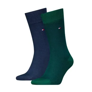 Alternativ bild 0 för Tommy Hilfiger Strumpor 2P Men Birdeye Sock Blå/Grön Strl 43/46 Herr
