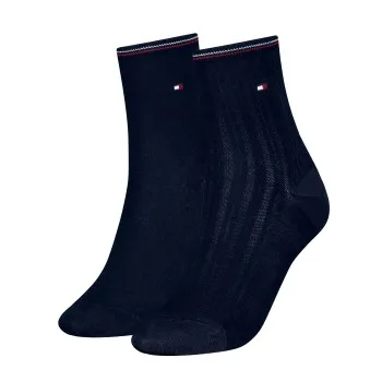 Alternativ bild 0 för Tommy Hilfiger Strumpor 2P Women Shine Short Socks Marin Strl 35/38 Dam