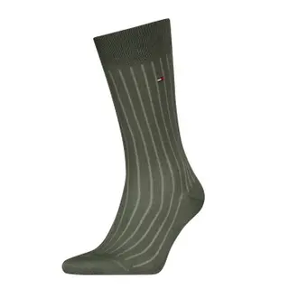 Produktfoto för Tommy Hilfiger Strumpor Premium Rib Crew Socks Grön Strl 47/48 Herr