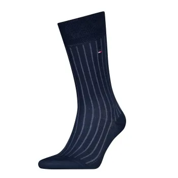 Alternativ bild 0 för Tommy Hilfiger Strumpor Premium Rib Crew Socks Jeansblå Strl 47/48 Herr