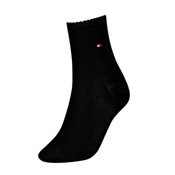Alternativ bild 0 för Tommy Hilfiger Strumpor Women Premium Rib Short Socks Svart Strl 35/38 Dam