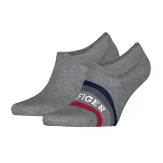 Produktfoto för Tommy Men Tab Footie Socks Strumpor 2P Grå Strl 43/46