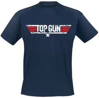 Produktfoto för Top Gun Distressed Logo T-Shirt S