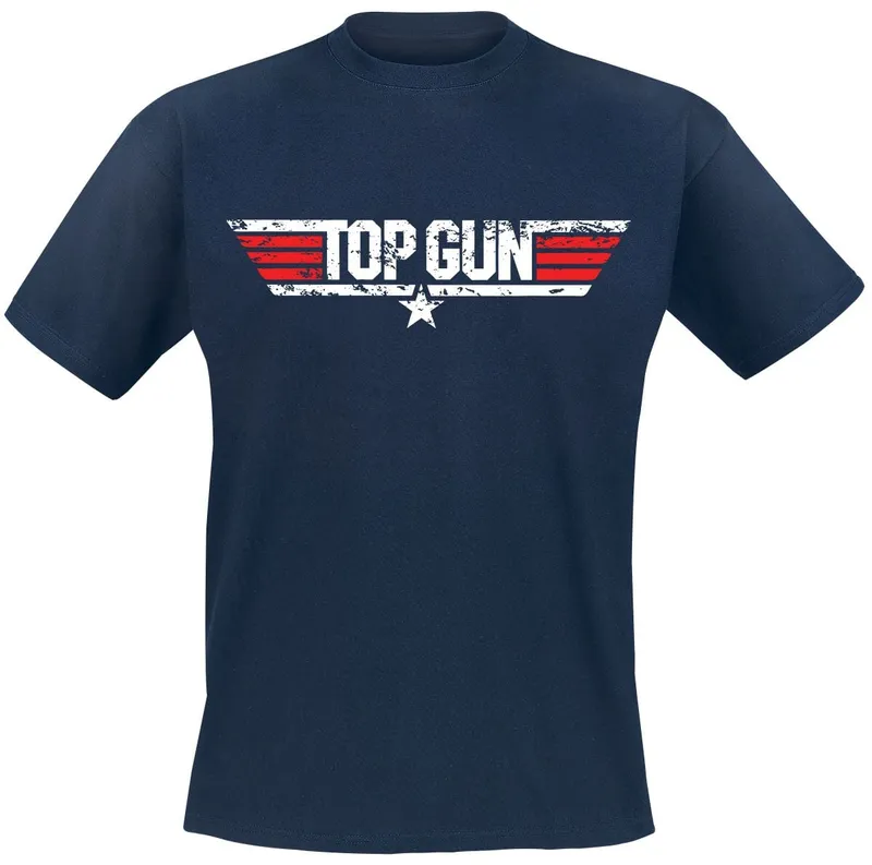 Bild 1 för Top Gun Distressed Logo T-Shirt S
