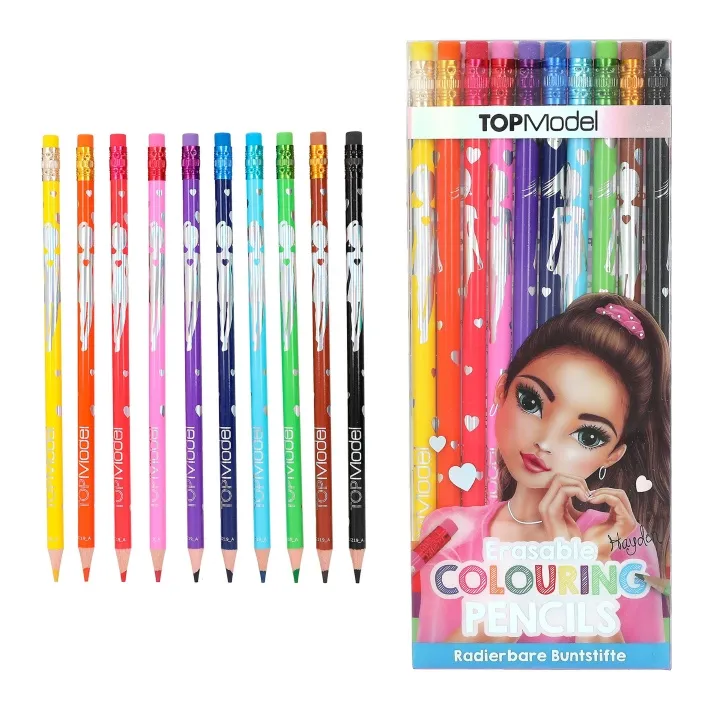 Alternativ bild 0 för TOPModel Färgpennor med sudd 10-pack