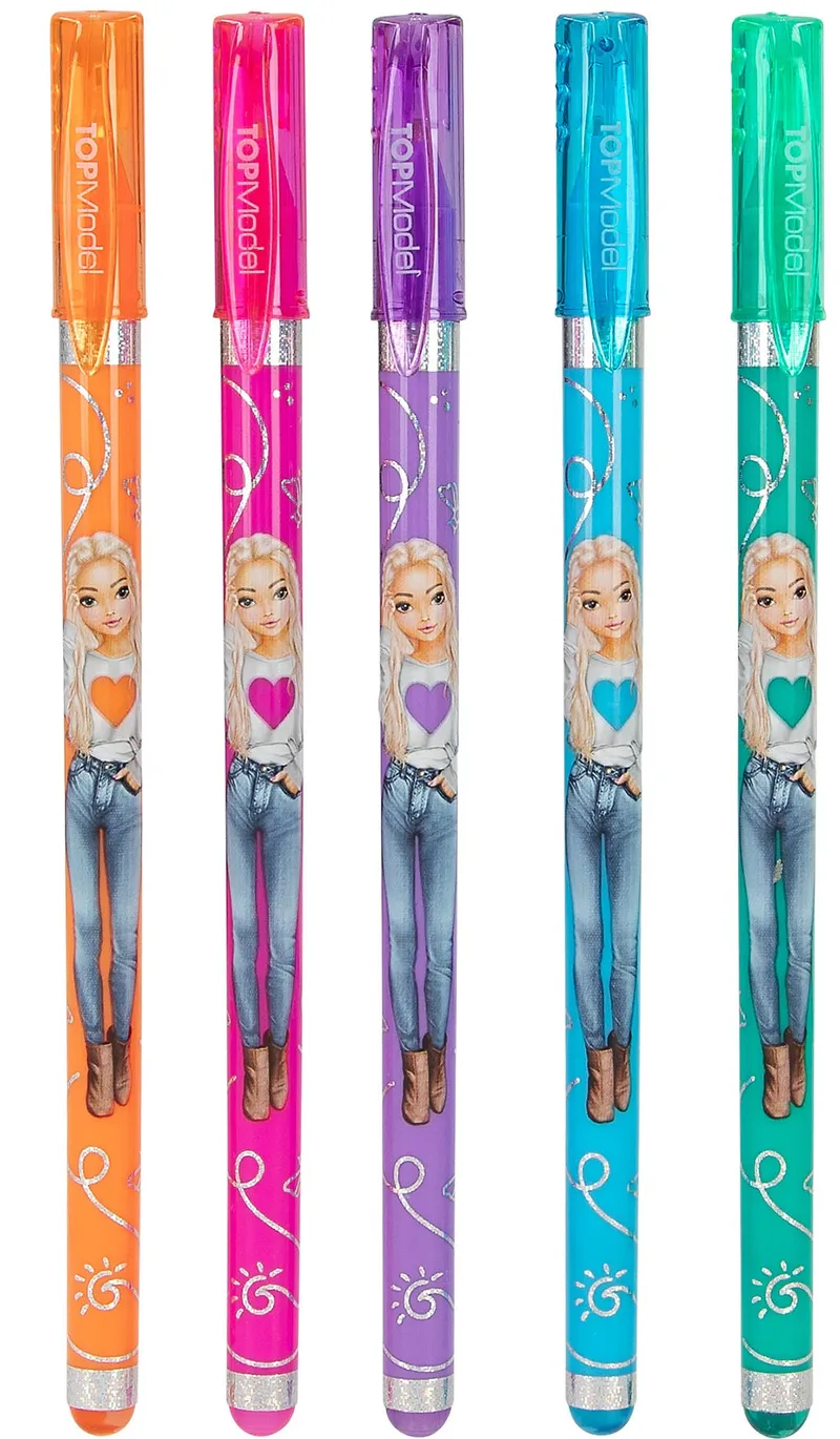 Alternativ bild 0 för TOPModel Glittergelpennor 5-pack