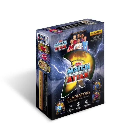 Bild 1 för Topps MATCH ATTAX CHAMPIONS LEAGUE MEGA TIN ASSORTED