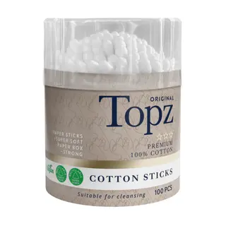Produktfoto för Topz Cosmetics Cotton Sticks Designed