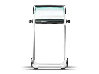 Produktfoto för Tork Dispenser golvställ W1 Performance, manuellt flyttbar, vit och turkos, 101 x 64,6 x 53 cm